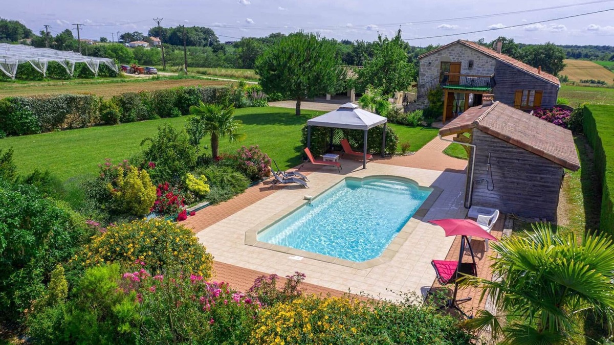 Madaillan House | Gîte avec piscine à Madaillan, Lot-et-Garonne