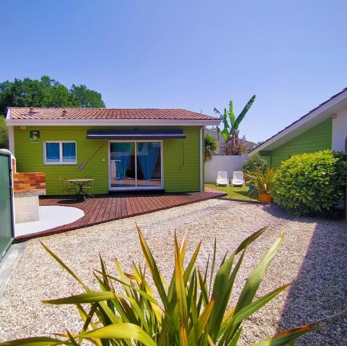 Brach House | Gîte avec piscine et espace bien-être partagés entre Bordeaux et Lacanau océan