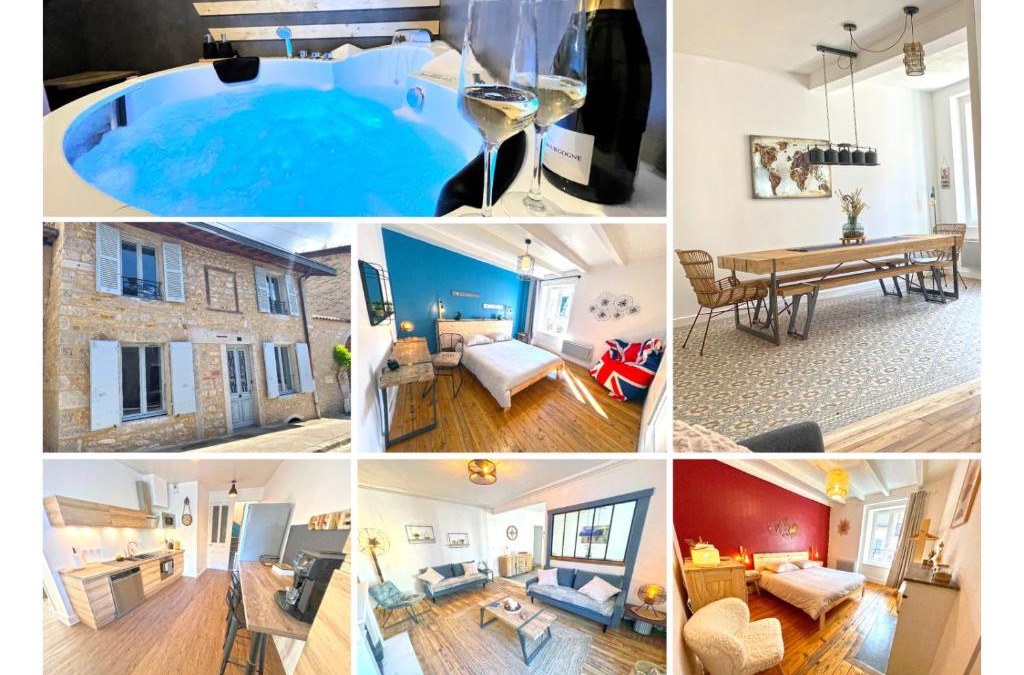 Poncin House | Gîte cosy avec Jacuzzi classé 3 étoiles