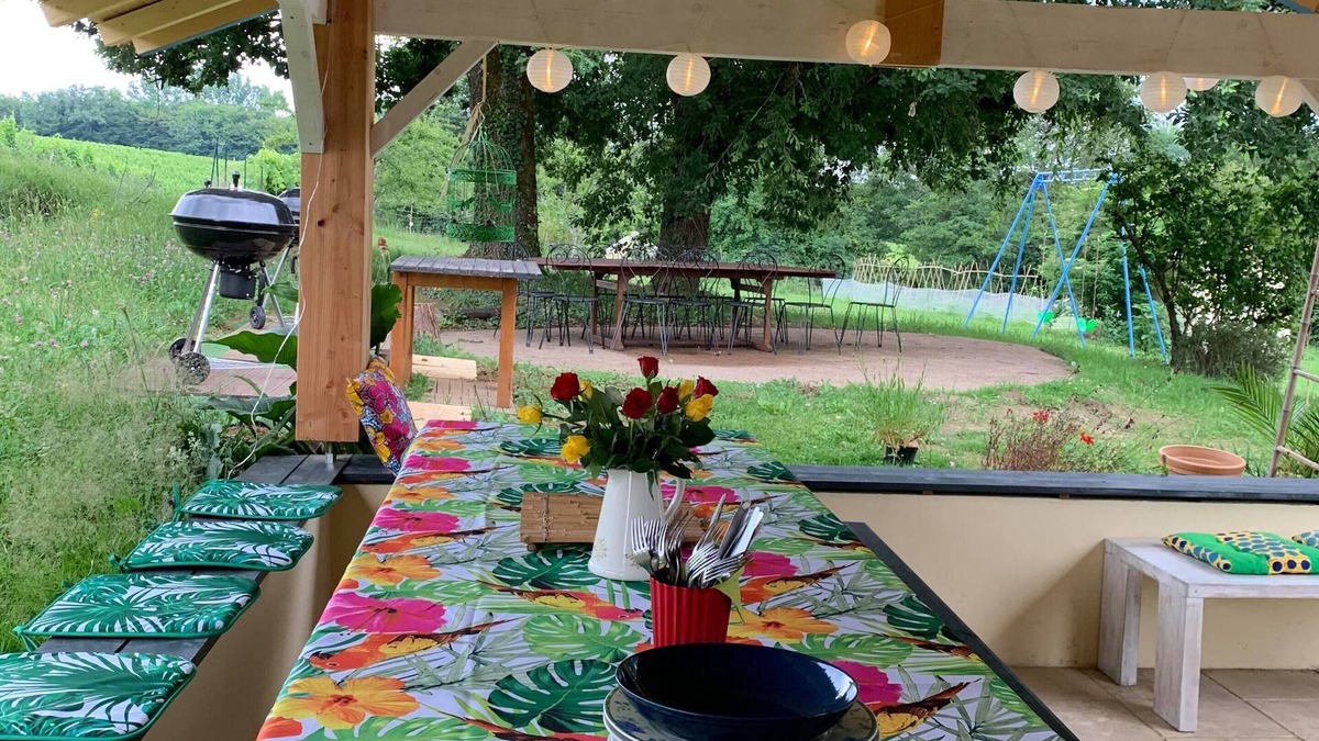 Eauze Apartment | Gîte de Bodhi 2 pers - Swimming pool, comfort & Nature - Au Petit Bernerot