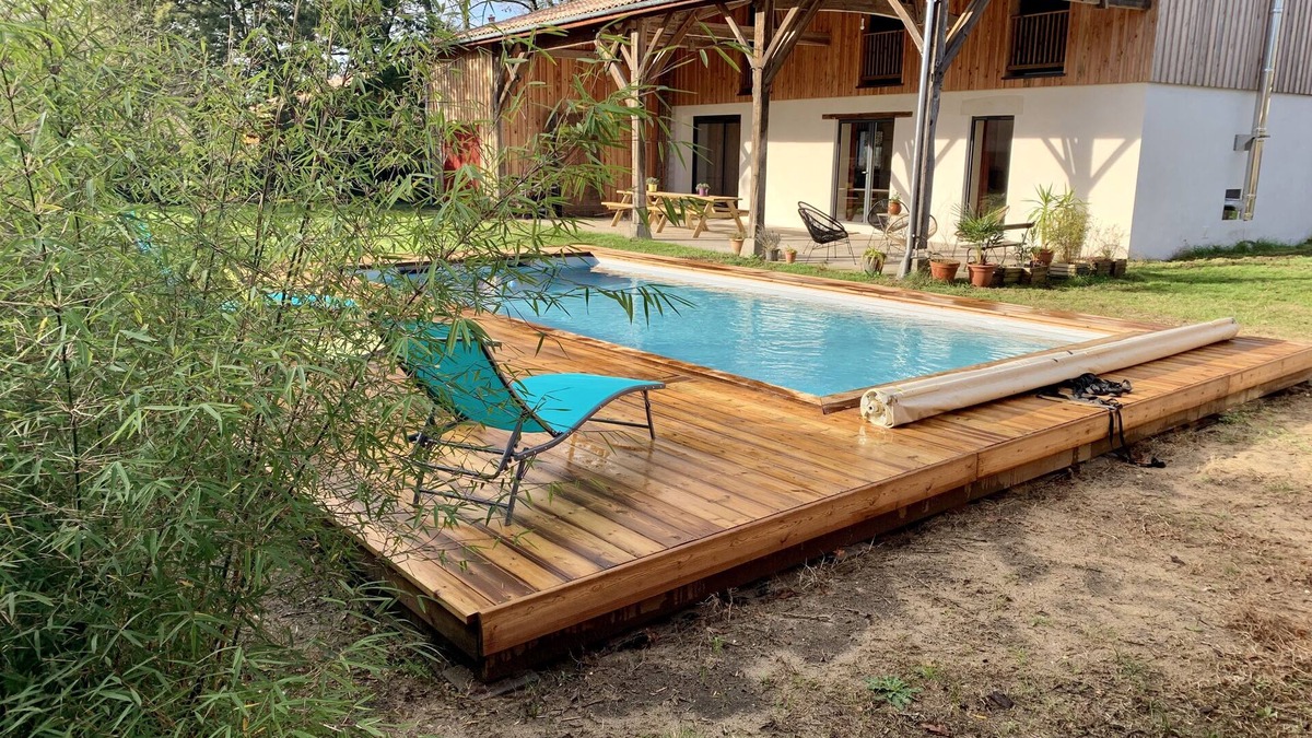 Salles House | Gîte de la Bleauaude, Classé 3 Avec Piscine à 20 Minutes du Bassin D'arcachon