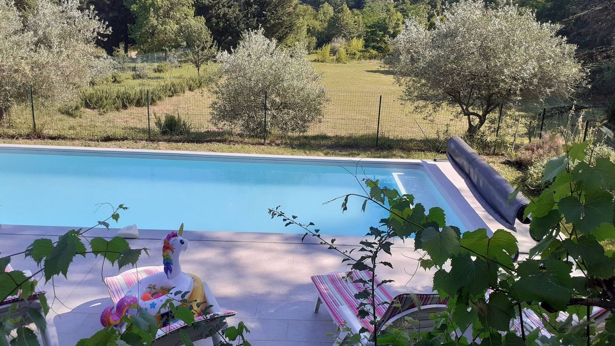 Saint-Julien-de-Cassagnas Apartment | Gîte piscine 4 people Gard, between Provence and Cévennes