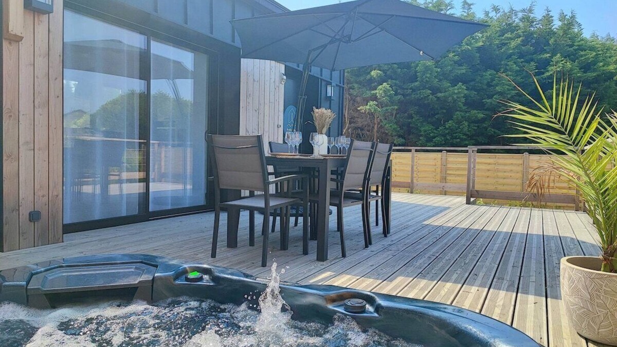 Plouezec Cottage | Gîte Keremma 6 people - Hot tub - Swimming pool