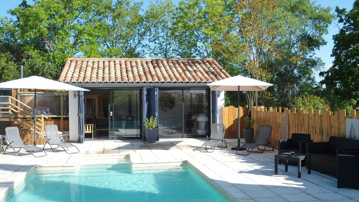 Puylaroque Cottage | Gîte le Millepertuis - Spa Swimming pool Sauna