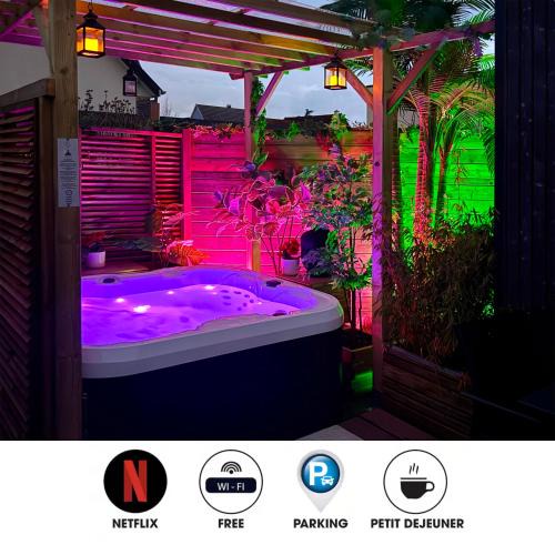 Fortschwihr House | Gîte Studio Alsa 15 avec Jacuzzi privatif
