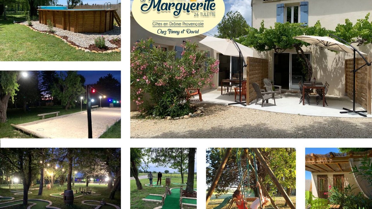 Tulette Cottage | Gîtes in the vineyards, park, swimming pool, playground, pétanque field, .