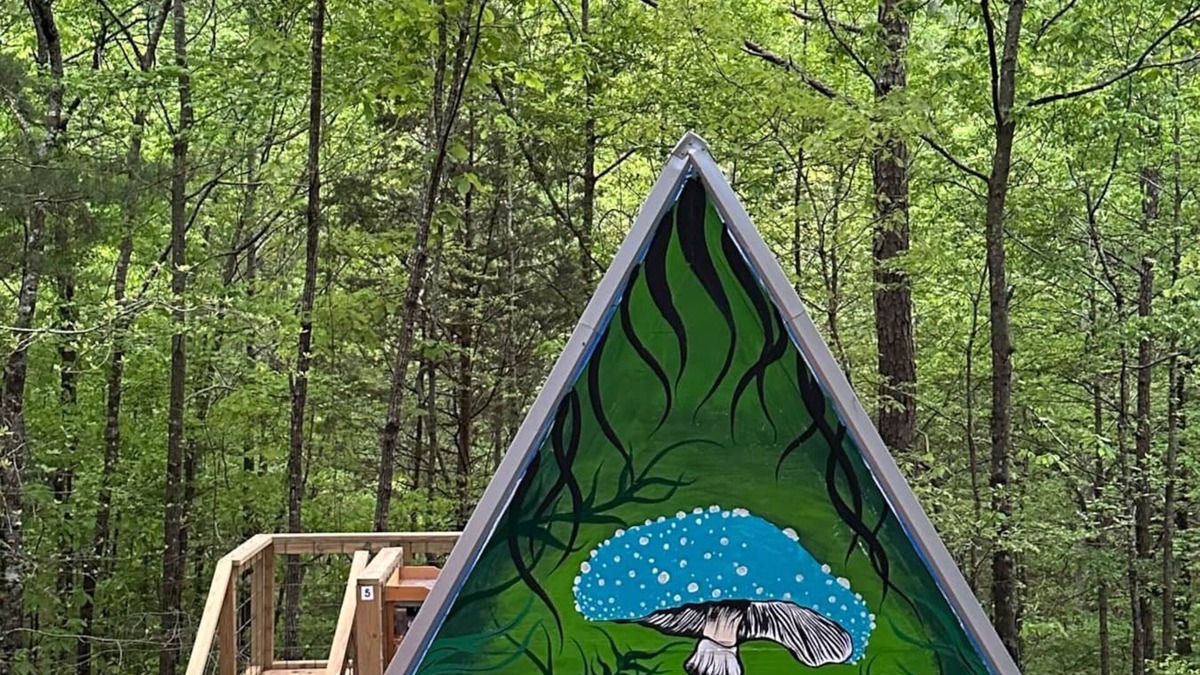 Talladega Cabin | G-5 Glamp in Bohamia - 268 acre forest retreat