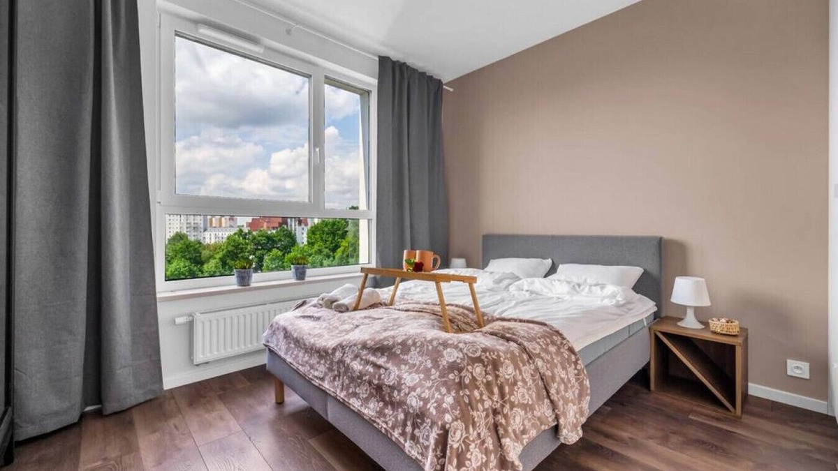 Bialoleka Apartment | Galeria Północna Apt - 45m2, Parking, Balcony - by Rentujemy
