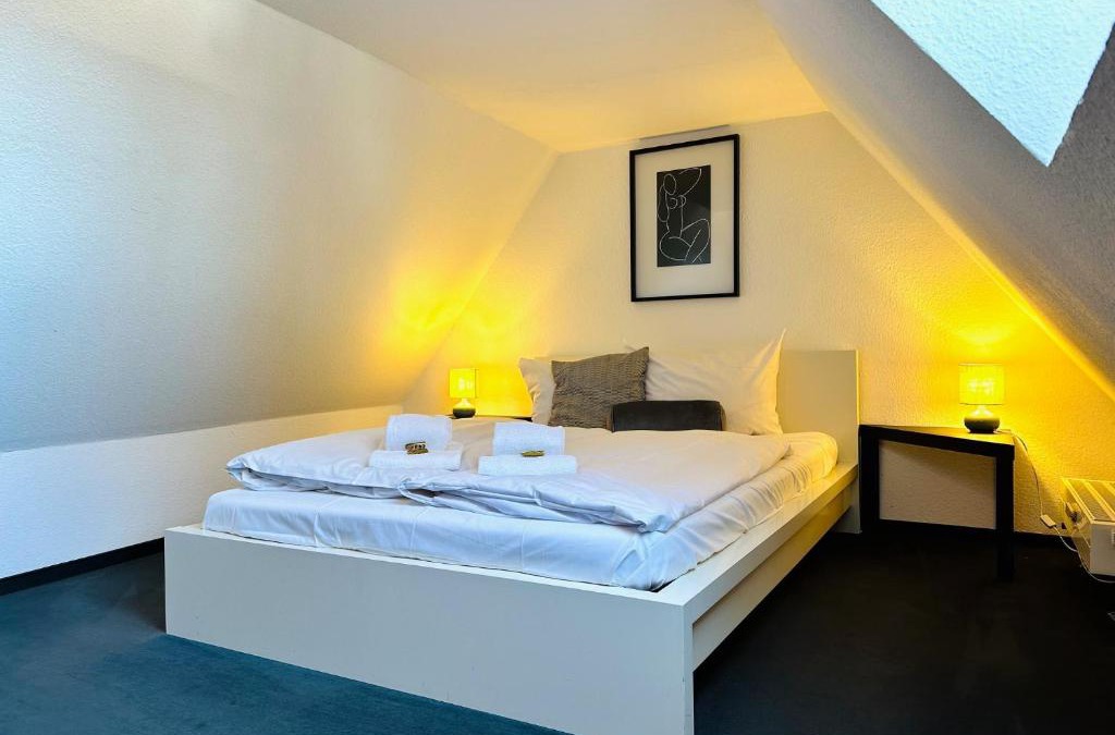 Stadtmitte Apartment | Galerie-Dachstudio- Ruhig & kompakt-Waschmaschine- WLAN- Parkplatz