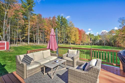 East Durham House | Game Room and Spacious Yard 10-Acre Catskills Home!