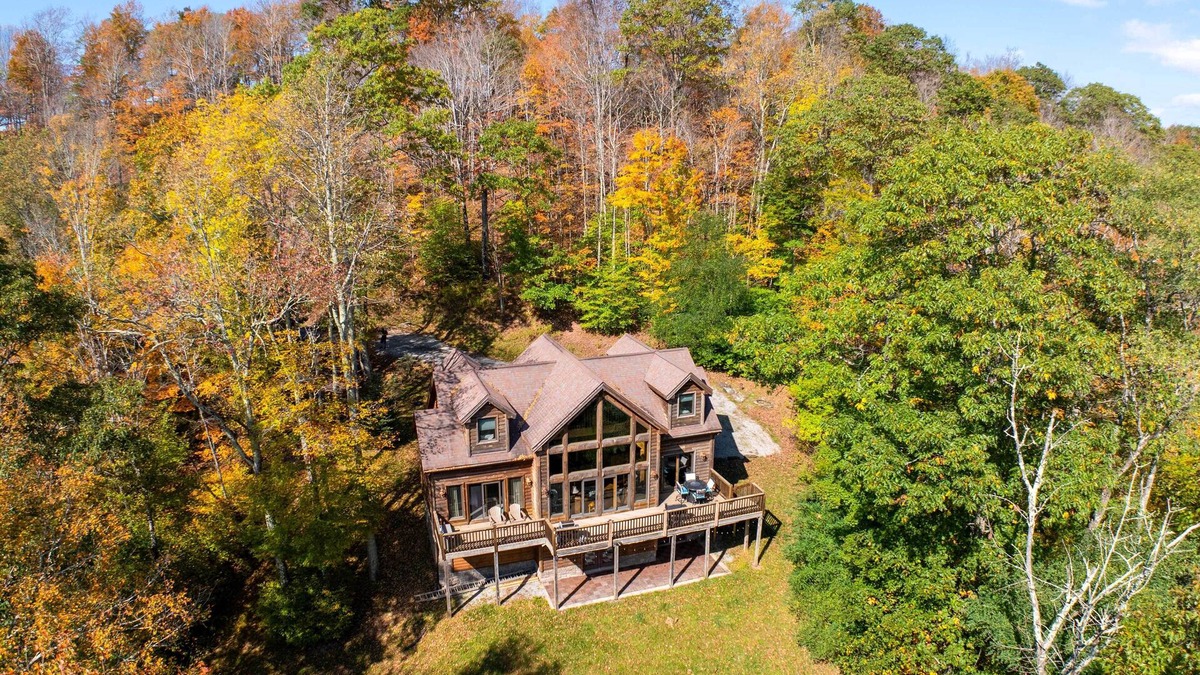 Mace Cabin | Game Room, Deck + Views: Idyllic Slaty Fork Cabin