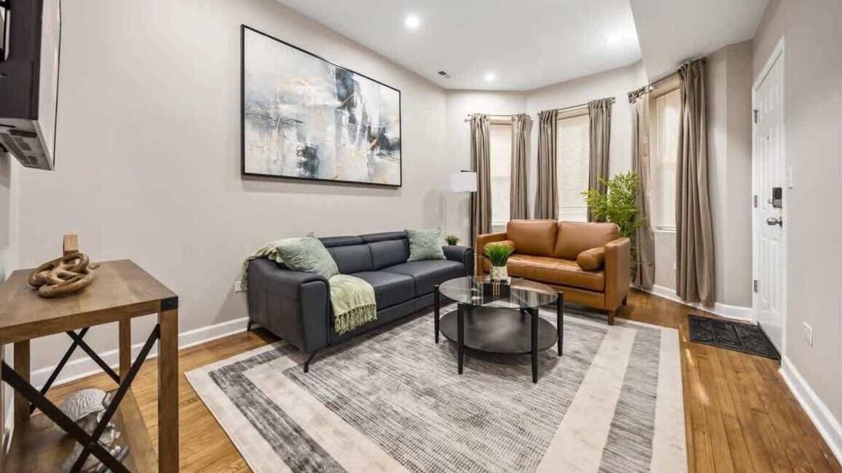 Berwyn Apartment | Game Room & Patio w/BBQ Grill | LCP Collection