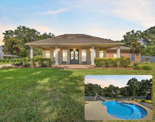 Youngsville House | Gameday Getaway - Pool - King Bed - Sports Complex