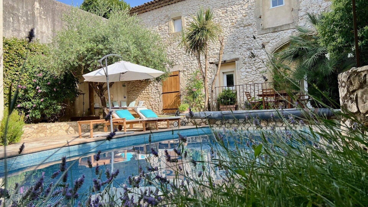Saint-Genies-de-Malgoires House | Gard gîte 6 pers air-conditioned, shared heated pool,