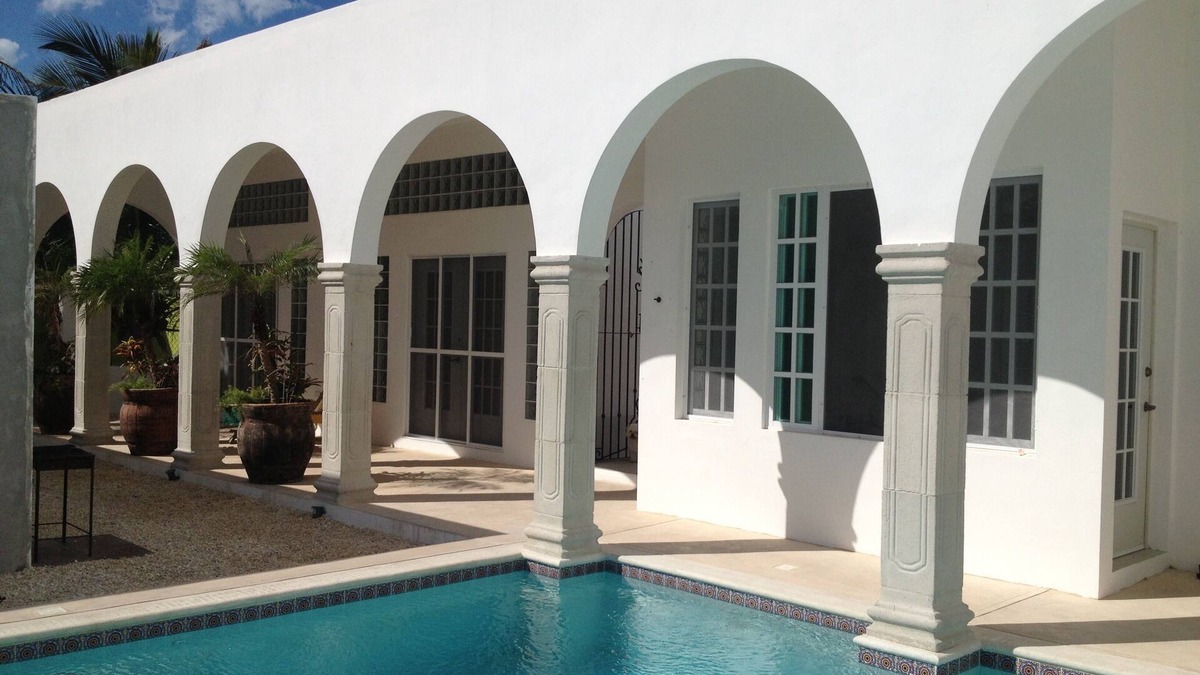 Chuburna Puerto Apartment | Garden Apartment in Casa Solana Beachfront House