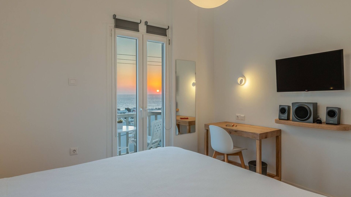 Mykonos Apartment | 'GaZìa'. Exquisite sea view apartment in Mykonos town.
