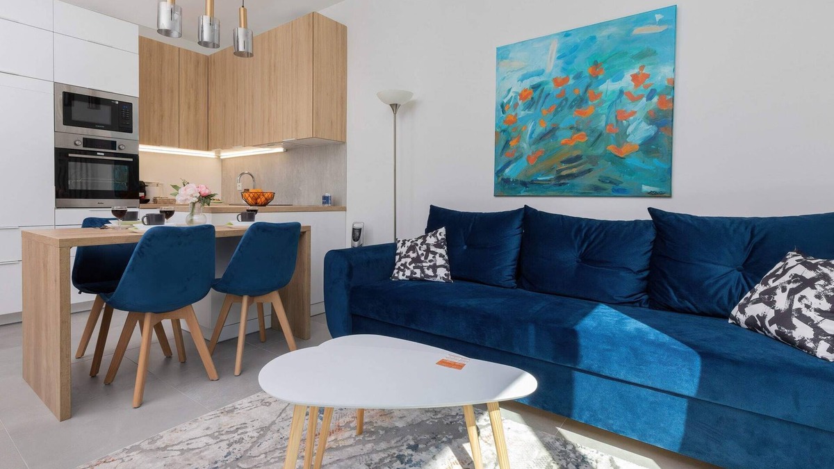 Brzezno Apartment | Gdanska 21 Gdansk | Modern apartment | Terrace with garden | Parking | Gym