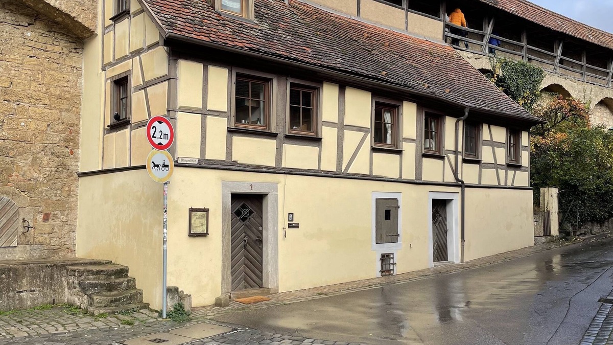 Rothenburg Old Town House | Gemütliches Mittelalterliches Ferienhaus im Stadtzentrum