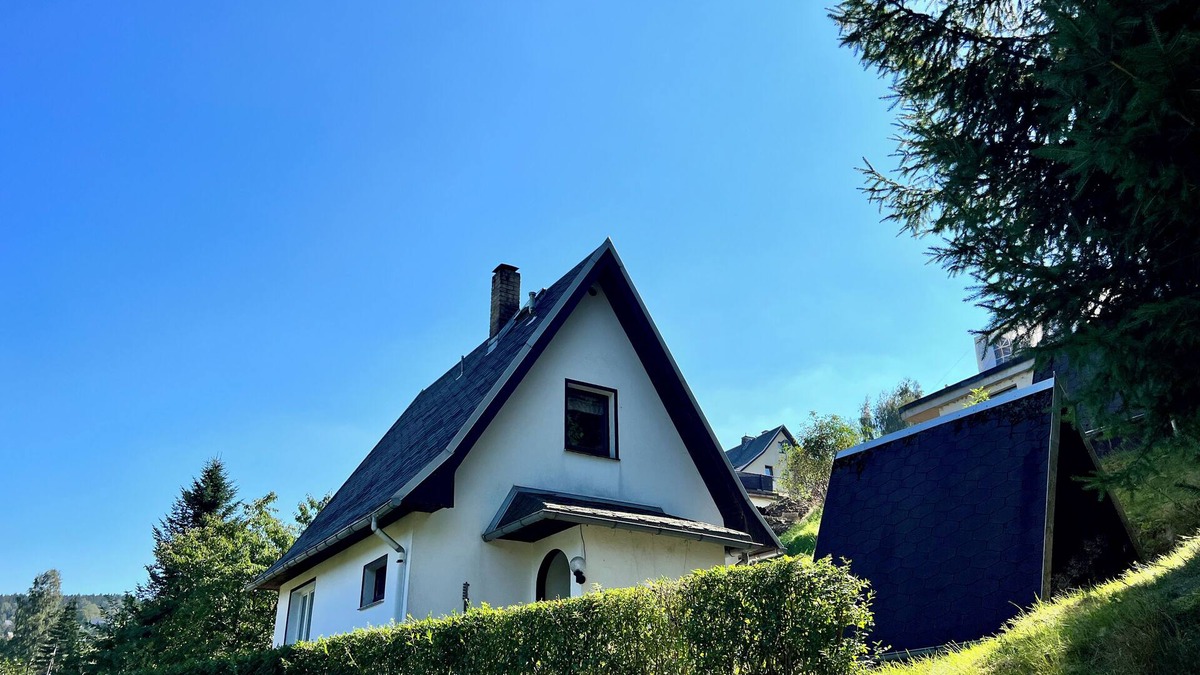 Pobershau House | Gemütliche Berghütte mit Kamin im Erzgebirge Nahe Schwarzwassertal