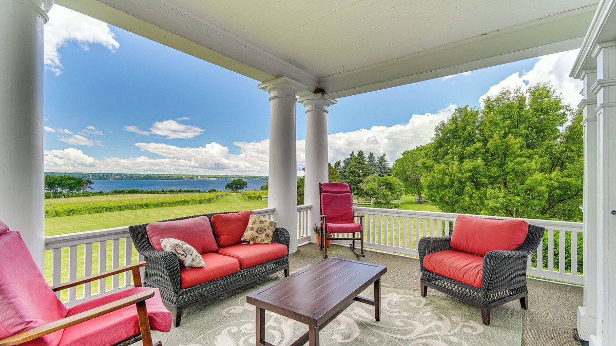 Geneva House | Geneva Vacation Rental w/Vineyard & Lake Views!