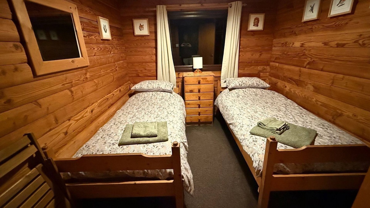 Sandyhills Cabin | Genuine log cabin, Solway Coast. Sleeps 6. Pet friendly. Perfect getaway.