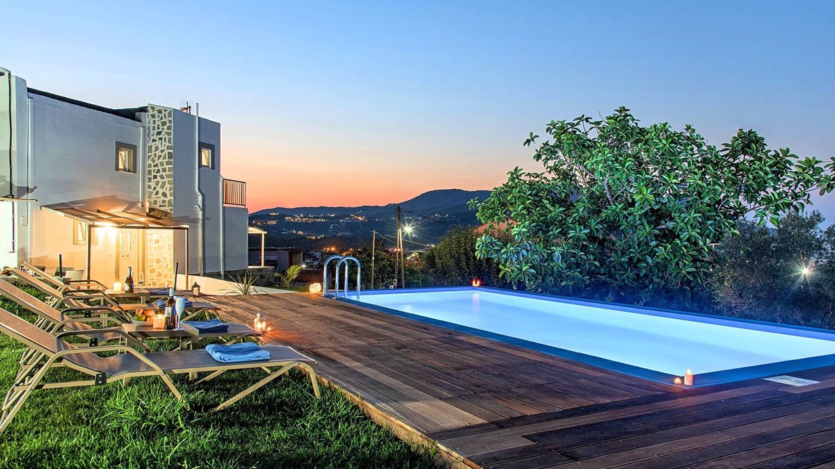 Mathes Villa | Georgioupolis Blue Villa Private Pool