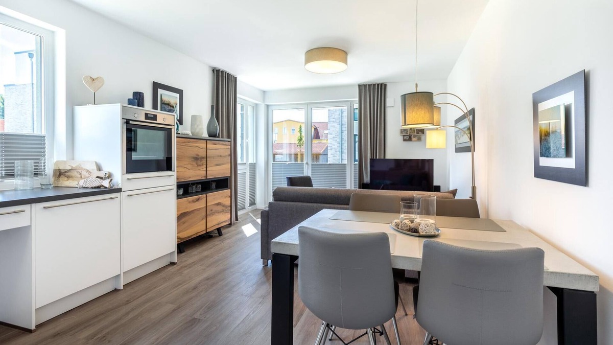 Boltenhagen Apartment | Geschmackvolles, Barrierearmes Apartment mit Sonniger Terrasse in Strandnähe
