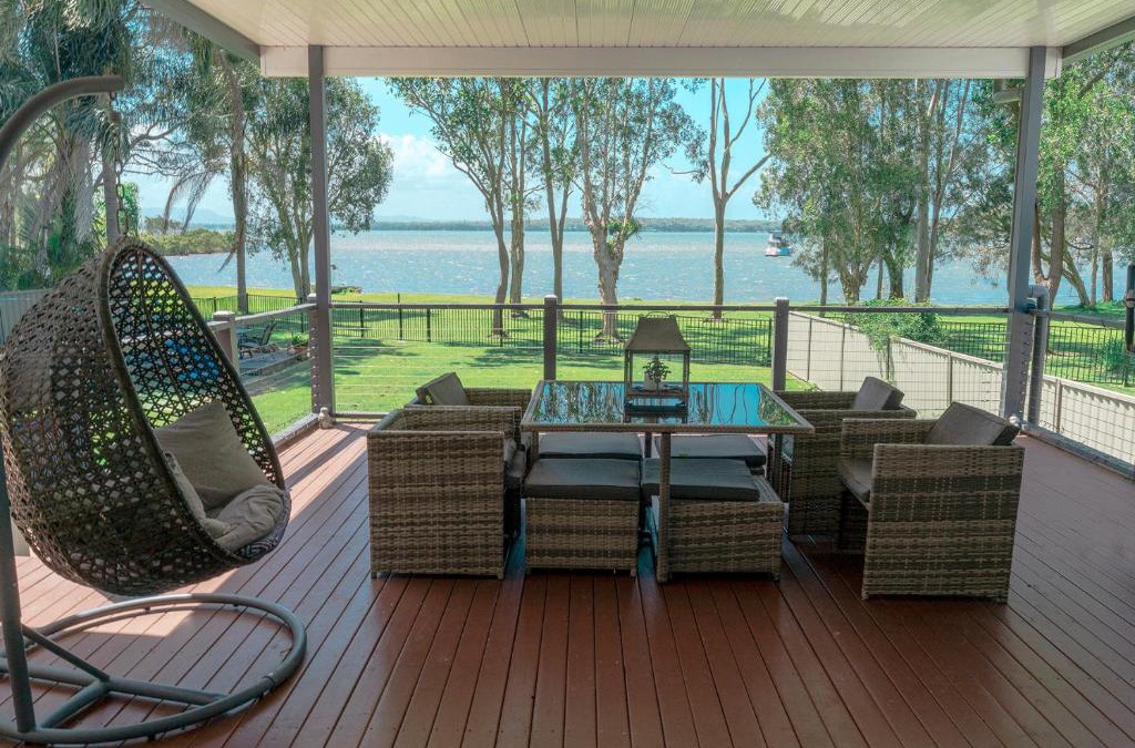 Chain Valley Bay House | Getaway Lakefront Environmental House on Lake Macquarie with Water View