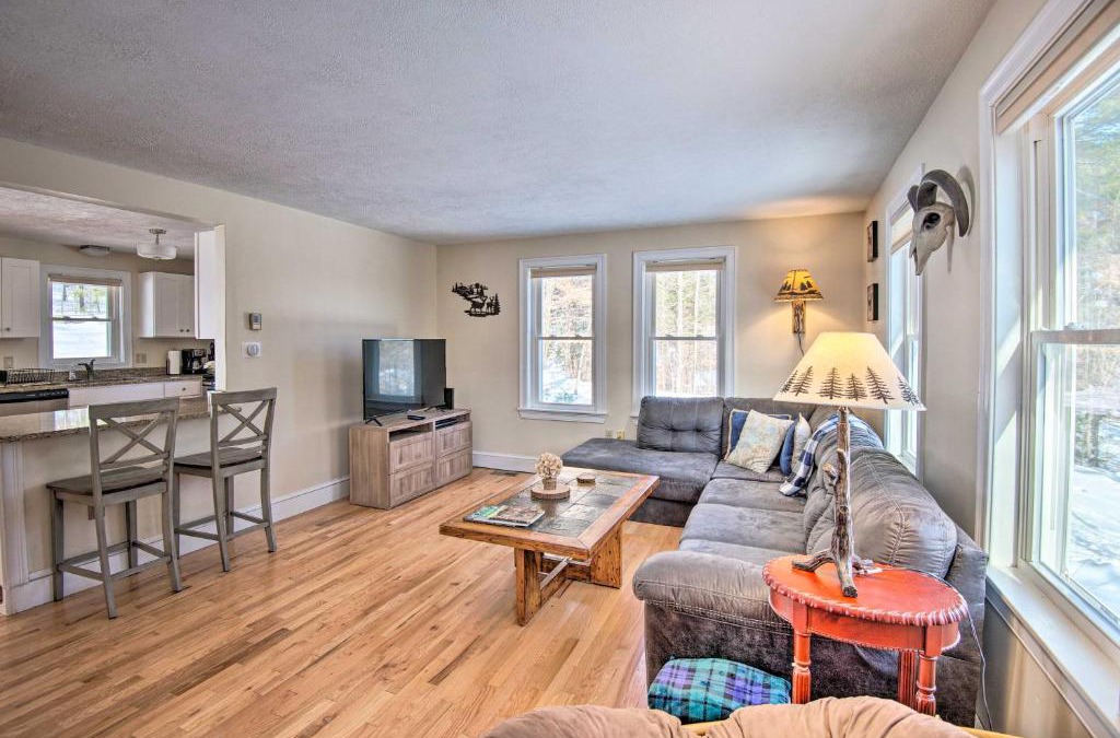 Gilford House | Gilford Home with Forest View, by Lake Winnepesaukee