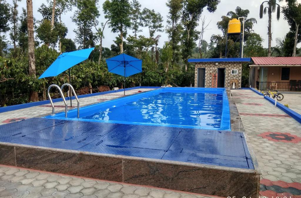 Mudigere House | Giri Darshini Homestay - Simple Rooms with Pool & Private Falls
