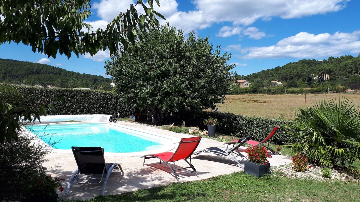Laval-Pradel Apartment | Gite in Cévennes with swimming pool