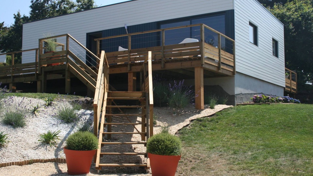 Tregastel House | Gîte L'Ormeau * - New house in contemporary and warm wood