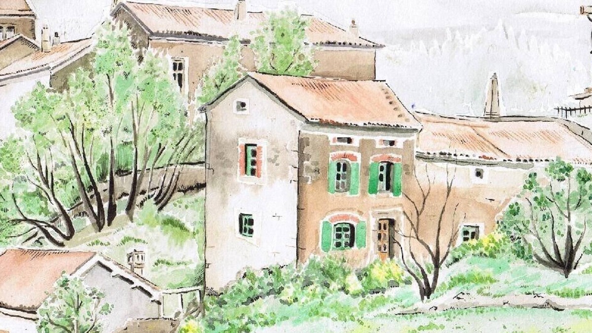 Chanteuges House | Gîte le Pigeonnier des Lilas in the Allier gorges