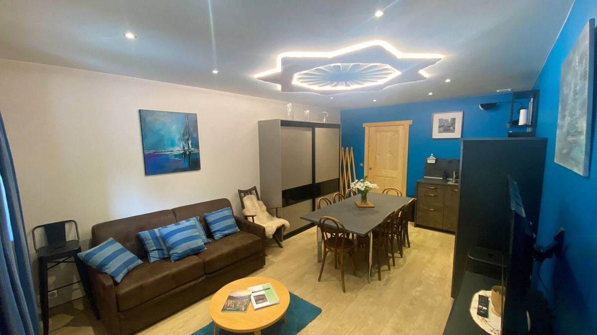 Saint-Jean-de-Sixt Apartment | Gîte T2 neuf - 36 m2 - In a renovated farmhouse. Rated 3 *. Calm