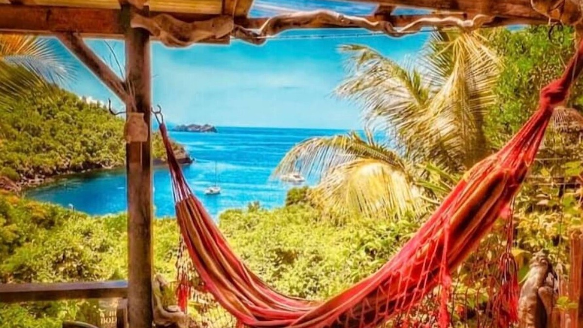 Grand Anse Cabin | Gite Ti Kazalo - Cabane perchée - sea view - direct access to the Baie des Tortues beach