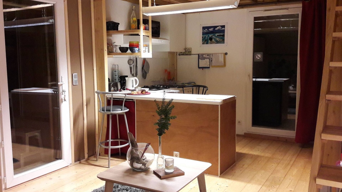 Arbois Apartment | Gite with bamboo - duplex studio 1/4 people