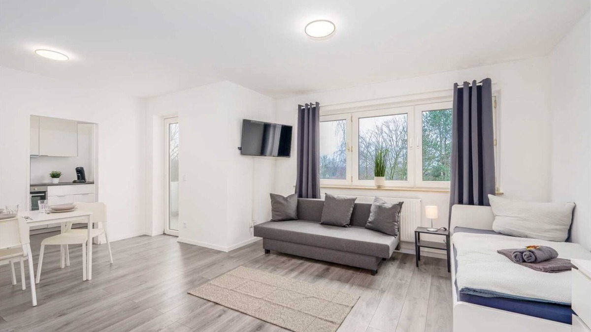 Rentfort-Nord Apartment | Gla01 - Schönes Apartment mit Balkon in Gladbeck, 40 qm, 1 Zimmer, Max. 3 Personen