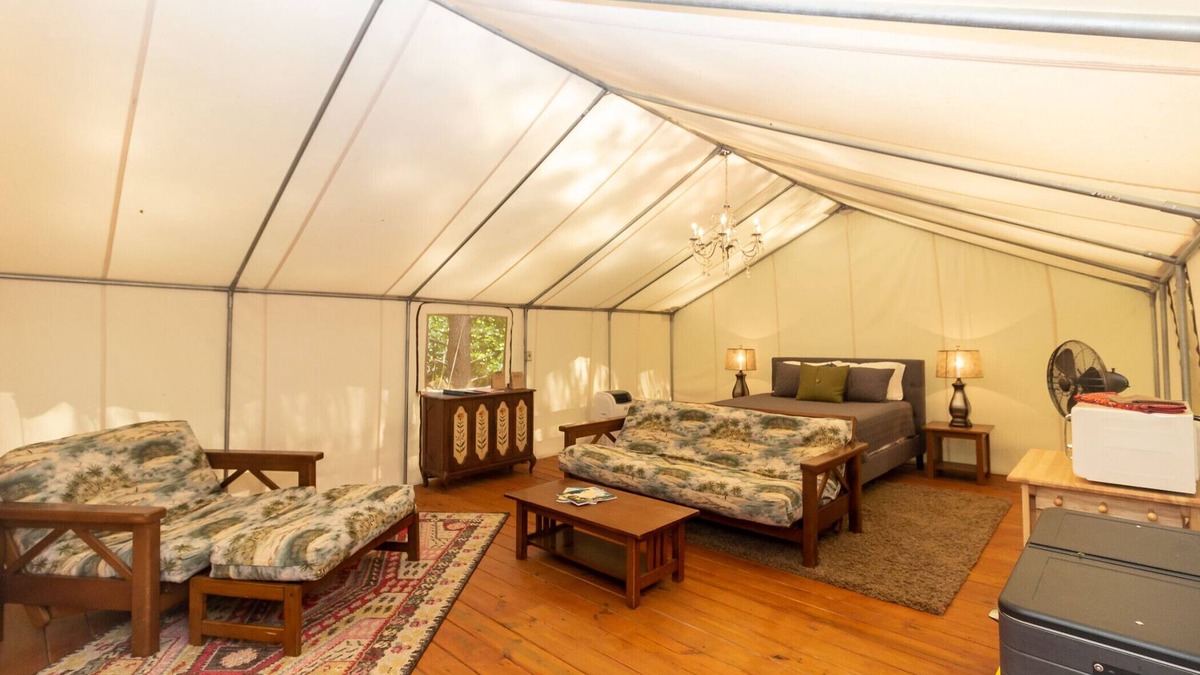 Copperhill RV Rental | Glamping at Copperhill - "The Kayak"
