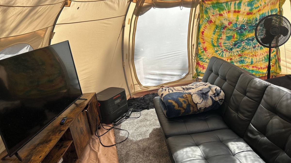 Wildersville House | Glamping at the Promised Land Campground- The Vidalia Tent