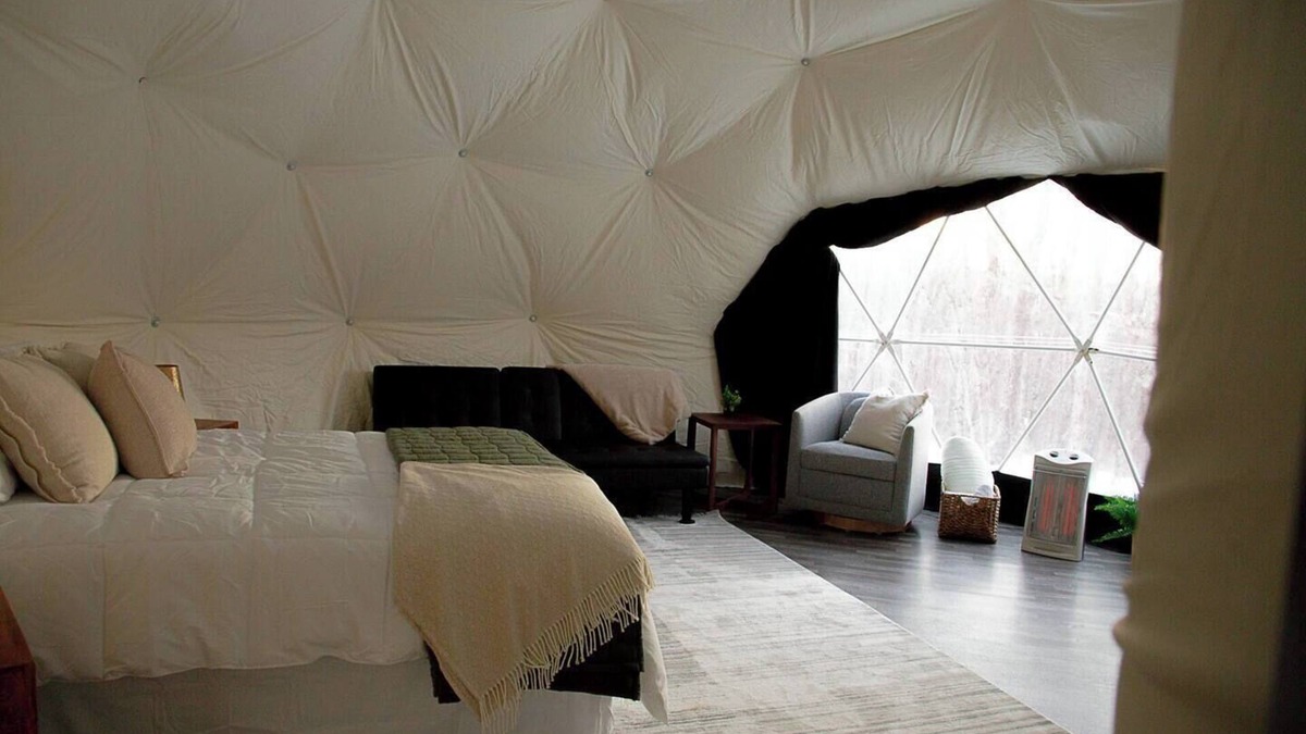 Mountain Base House | Glamping Dome #3 in Snowshoe WV