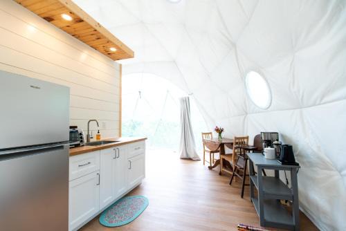 Sinks Grove House | Glamping Dome at The Riverstead - Greenbrier River