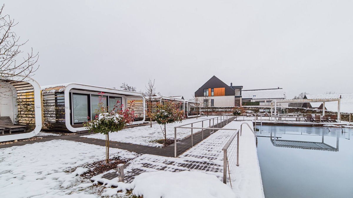 Crnomelj House | Glamping home Malerič with natural pool & Wellness