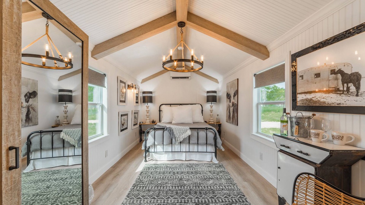 Spicewood Cabin | Glamping in Spicewood TX Hill Country ~ Cabin 3 The Sonnie at Green Acres