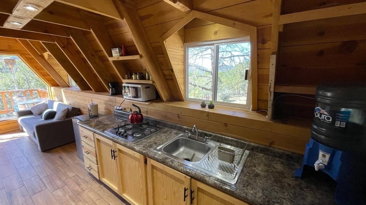 Arteaga Cabin | Glamping MORET Alpine Cabin M2 from 2 to 6 people - pet friendly