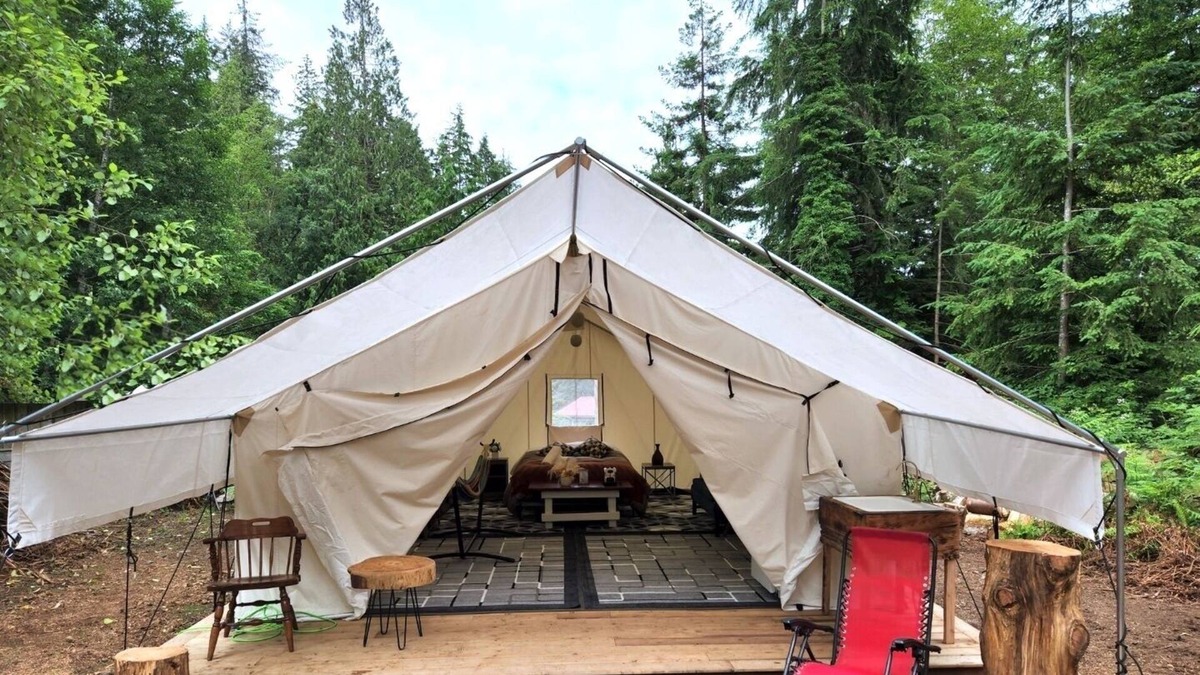 Woodfibre RV Rental | Glamping Sauna, Kayak, Rest Gambier