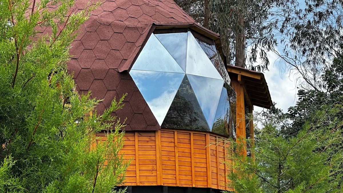 Choachi Ski Chalet | Glamping Shalom con Jacuzzi, a 15 min de los Termales de Santa Monica