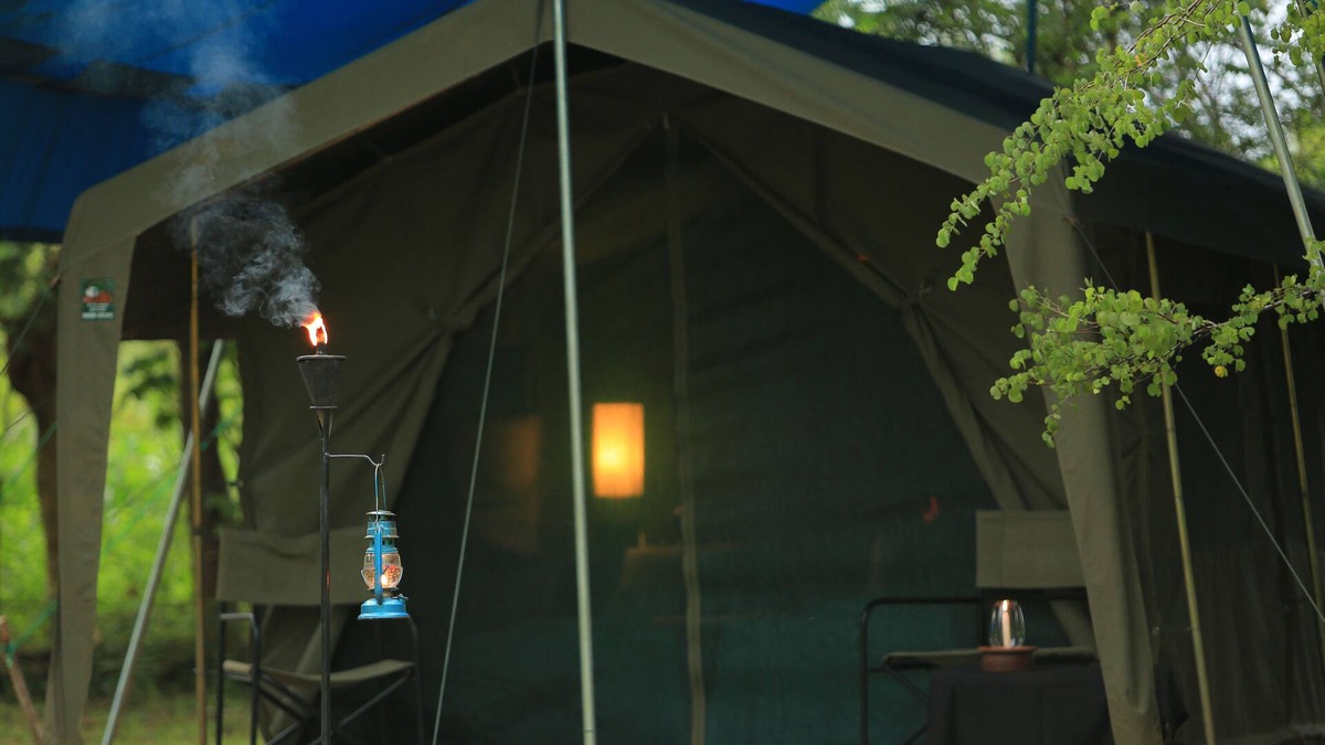 Nochchiyagama RV Rental | Glamping Tent. Just5 min to Wilpattu Park Gate