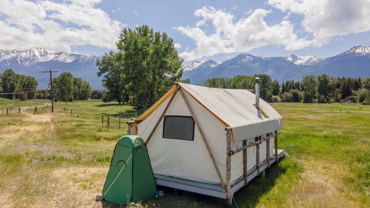 Joseph RV Rental | Glamping Tent on the Evans Farm near Joseph, Oregon