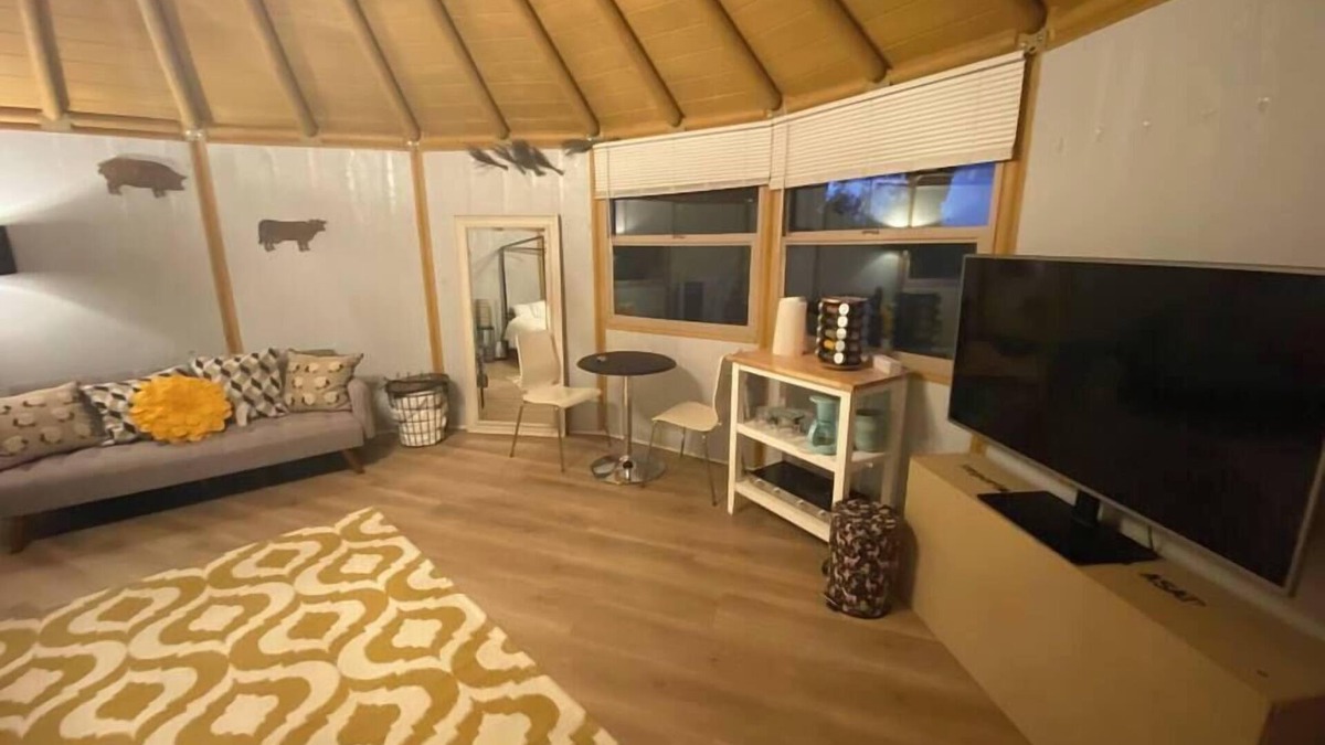 Valley Center Apartment | Glamping Yurt - Lavender Farm
