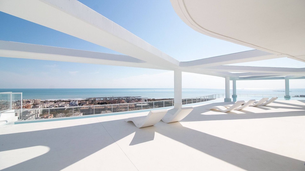 Canet de Berenguer Apartment | Global Properties: Two-terrace flat with sea views and swimming pool in Canet